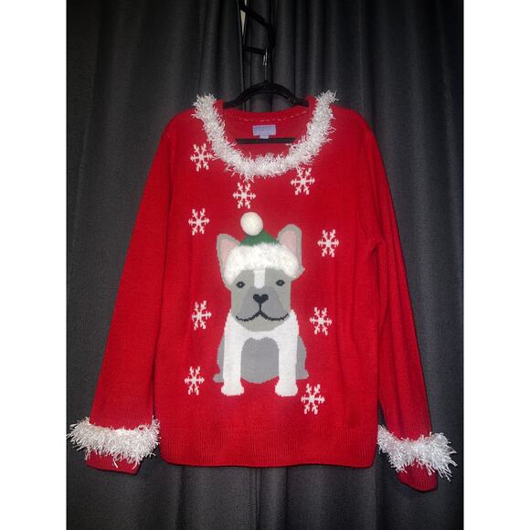 Ugly Christmas Sweater Sweaters - Ugly Christmas Sweater Xmas Size XL Dog